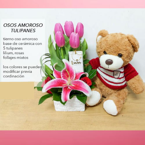 OSO AMOROSO TULIPANES