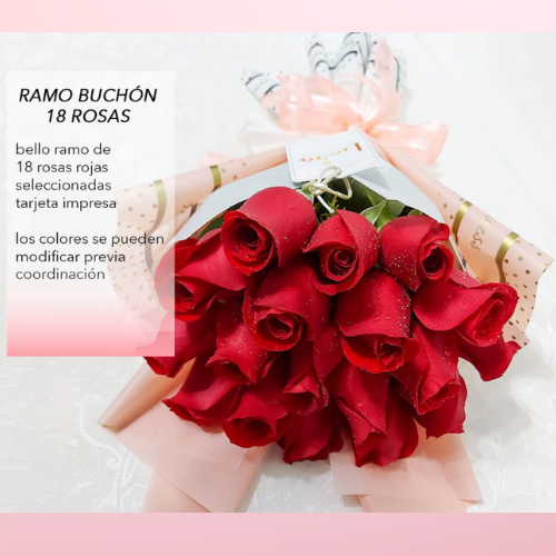 RAMO BUCHÓN 18 ROSAS