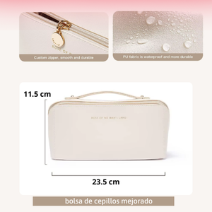 NECESER DE VIAJE COLOR BEIGE