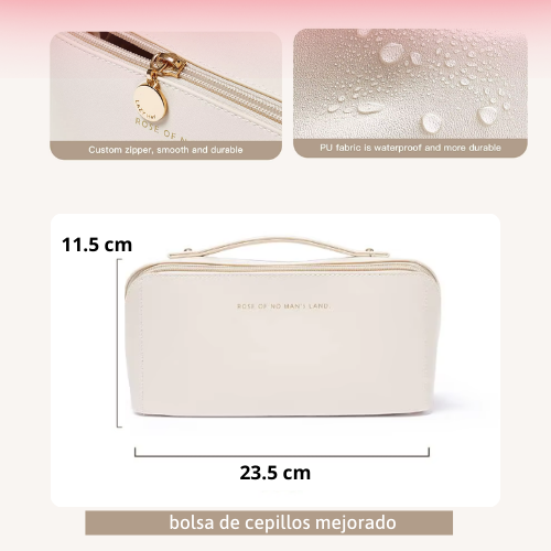 NECESER DE VIAJE COLOR BEIGE