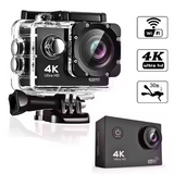 🏄CÁMARA DEPORTIVA 4K ULTRA HD CON WIFI Y ACCESORIOS
