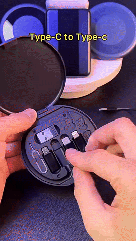 KIT DE ADAPTADORES UNIVERSALES 6 EN 1 - Estuche Compacto para Todos tus Dispositivos